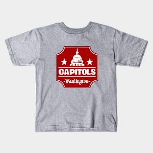 Defunct Washington Capitols Basketball 1946 Kids T-Shirt